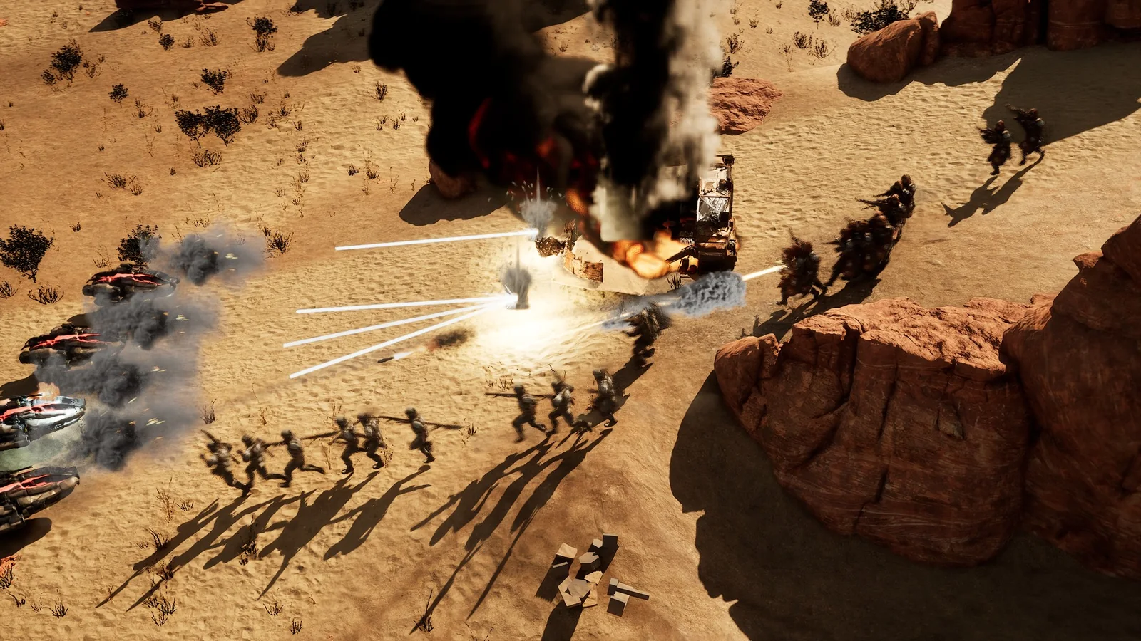 In-game: a fight